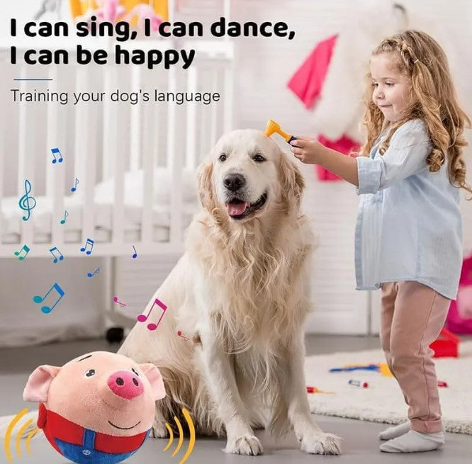 Interactive Moving Plush Ball