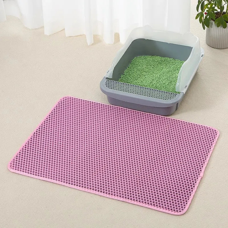 Splash-Proof Cat Litter Mat