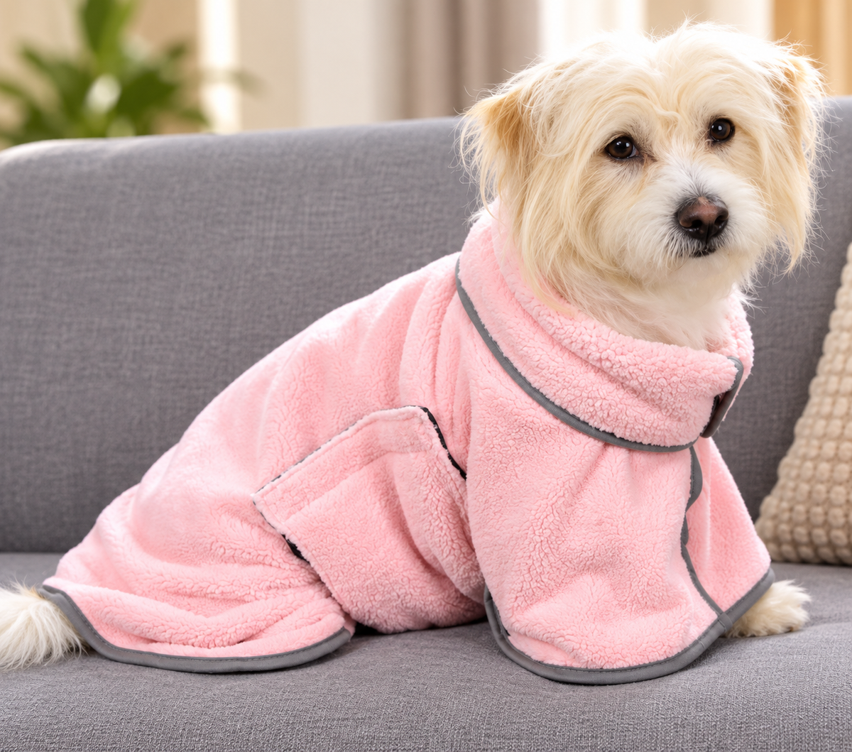 Fast-Drying Pet Towel Coat