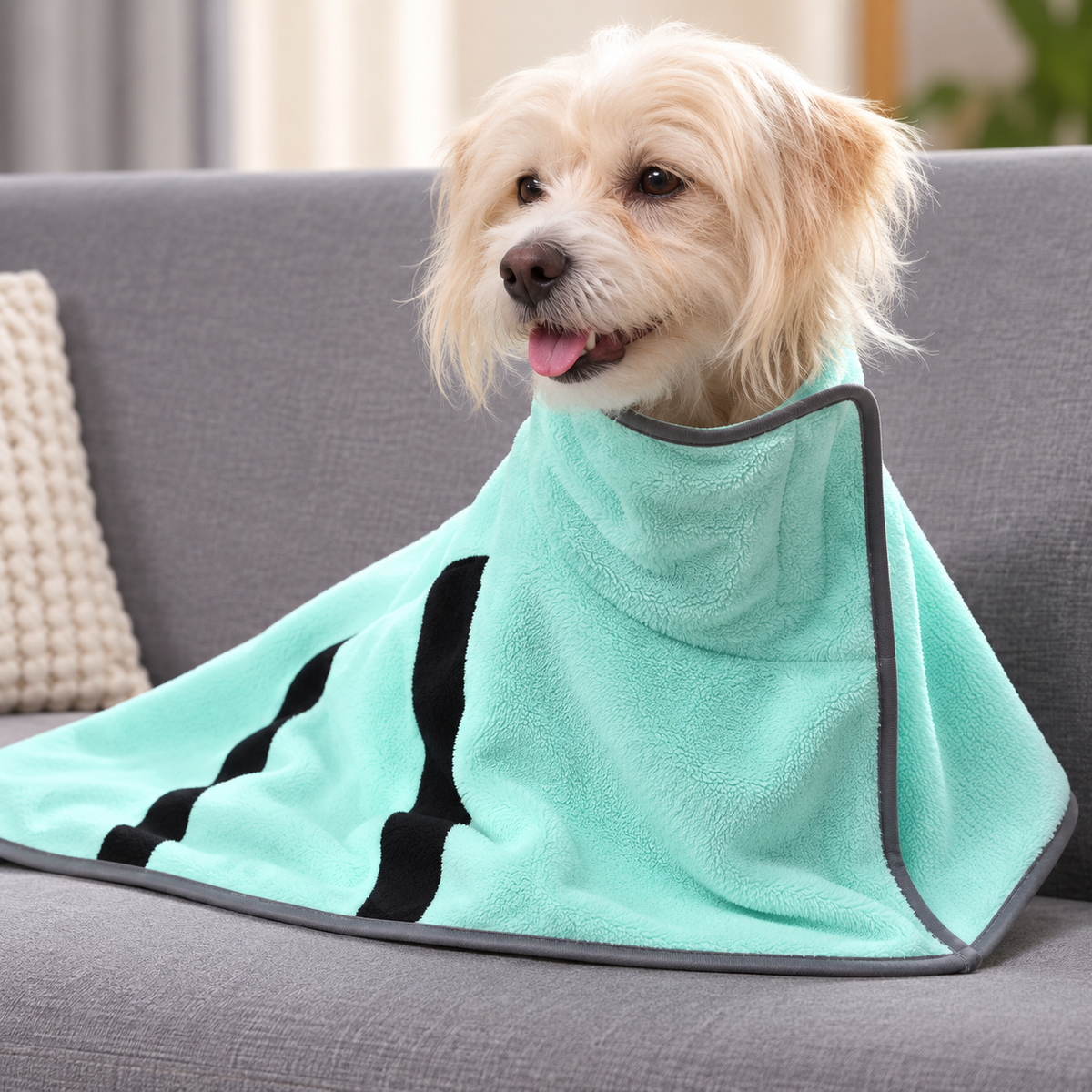 Fast-Drying Pet Towel Coat