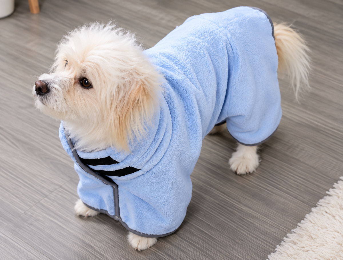 Fast-Drying Pet Towel Coat