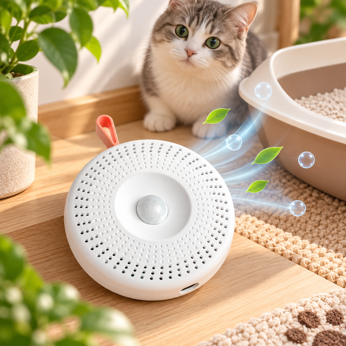 Intelligenter Katzentoiletten-Lufterfrischer