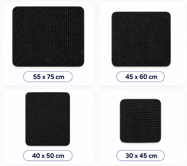 Splash-Proof Cat Litter Mat