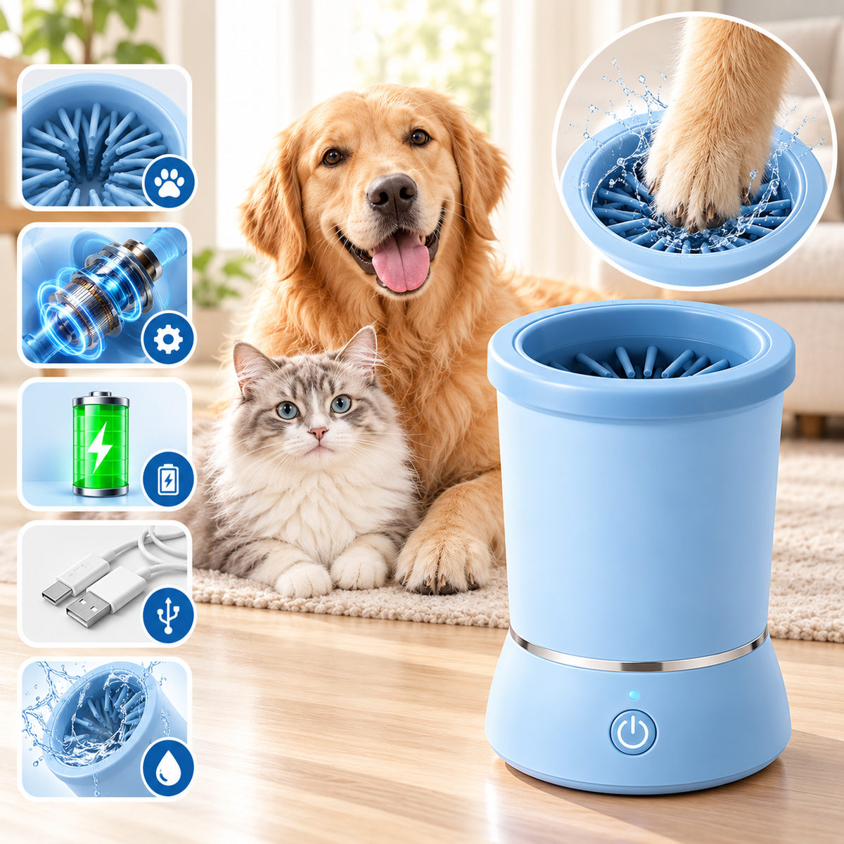 Automatic Paw Cleaner