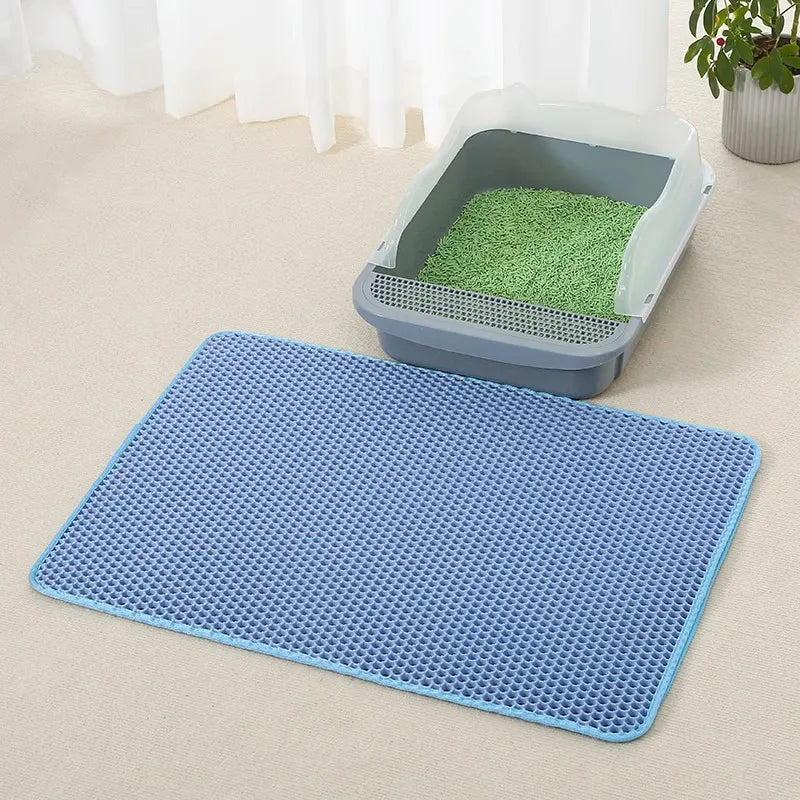 Splash-Proof Cat Litter Mat