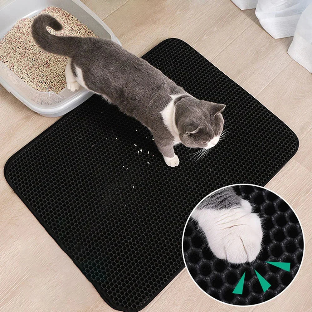 Splash-Proof Cat Litter Mat